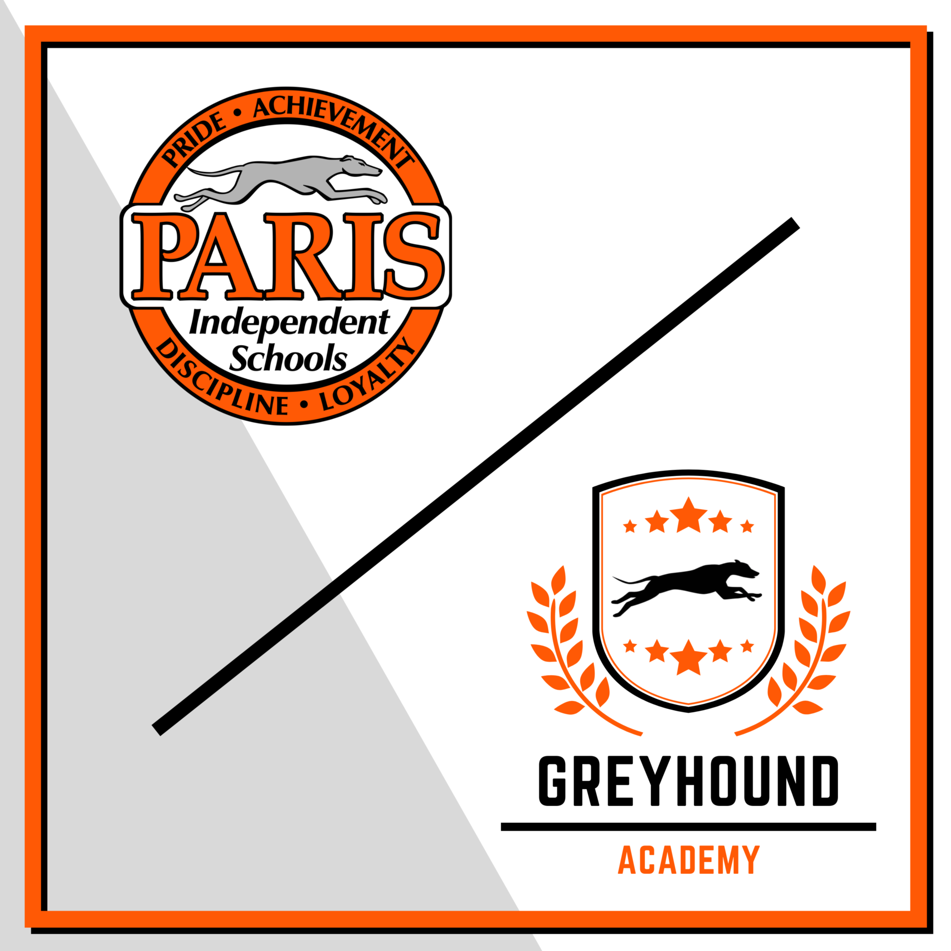 Logo for Paris Schools and Greyhound Academy